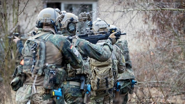 Kommando Spezialkräfte KSK bei Training