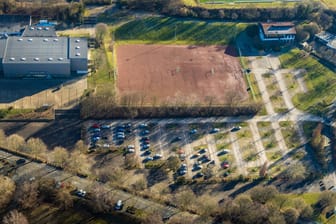 Luftbild vom Theodor-Heuss-Gymnasium in Hagen: Dort soll ein Neubau entstehen.