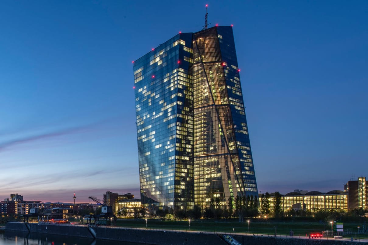 Europäische Zentralbank (EZB) in Frankfurt am Main: Die Währungshüter beließen den Leitzins bei null Prozent.