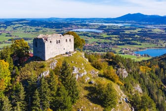 Bekannte Ruine: Burg Falkenstein umwittern Gerüchte, nach denen dort ein Goldschatz der Nazis vergraben sein soll.