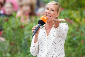 Andrea Kiewel: Der ZDF-"Fernsehgarten" ist ihr TV-Zuhause.
