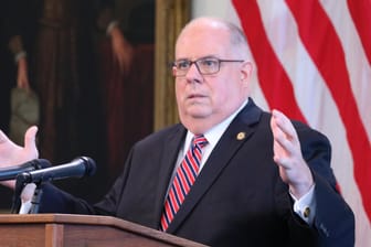 Larry Hogan: Der Gouverneur des Bundesstaats Maryland hat scharfe Kritik an Donald Trumps Krisenmanagement geübt.