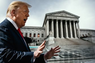 Donald Trump und der Supreme Court: Der US-Präsident hat sich in jüngerer Vergangenheit häufiger über Urteile geärgert.