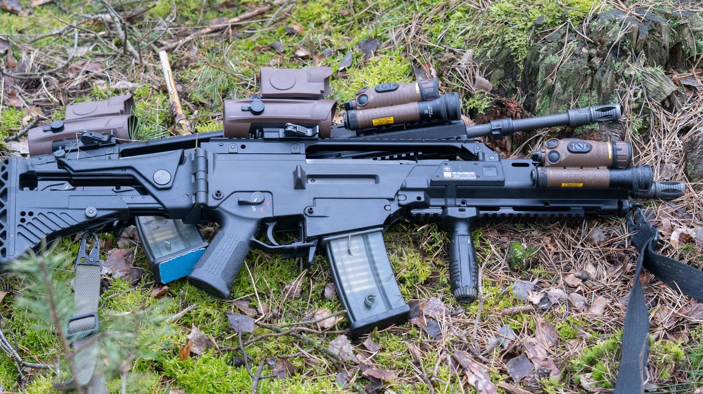 Ein G36-Sturmgewehr von Heckler & Koch (Symbolbild): Eine luxemburgische Finanzholding übernimmt das Unternehmen.