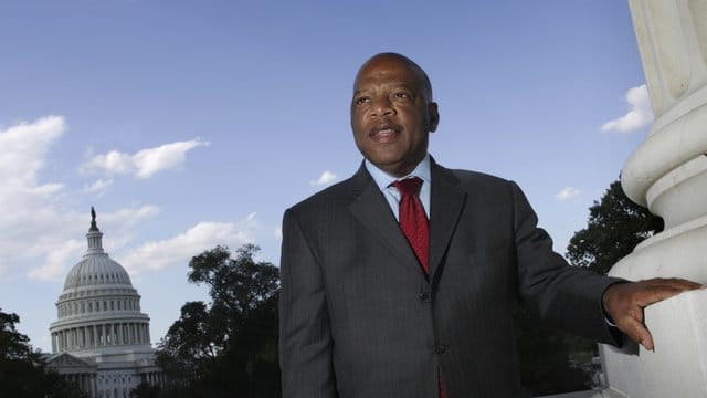John Lewis im Oktober 2007 auf dem Capitol Hill in Washington.