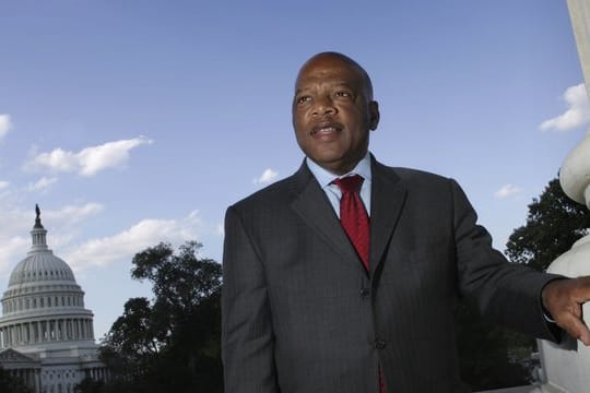 John Lewis im Oktober 2007 auf dem Capitol Hill in Washington.