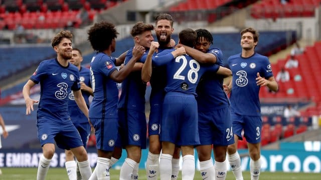 Der FC Chelsea steht nach dem Sieg gegen Manchester United im FA-Cup-Finale.