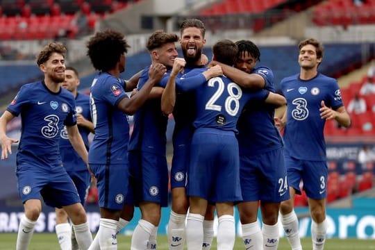 Der FC Chelsea steht nach dem Sieg gegen Manchester United im FA-Cup-Finale.