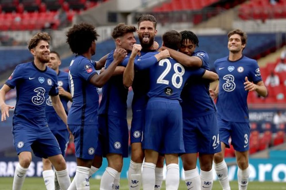 Der FC Chelsea steht nach dem Sieg gegen Manchester United im FA-Cup-Finale.