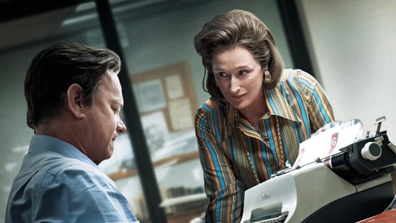 Verlegerin Katharine "Kay" Graham (Meryl Streep) mit ihrem erfahrenen Chefredakteur Ben Bradlee (Tom Hanks).