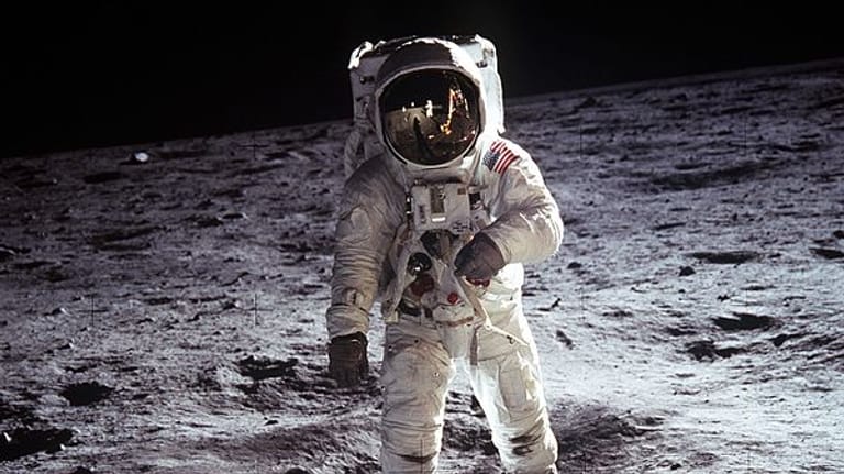 Buzz Aldrin von der Apollo 11 auf dem Mond: Eine Erkenntnis von Dilhan Eryurt machte das Unternehmen möglich