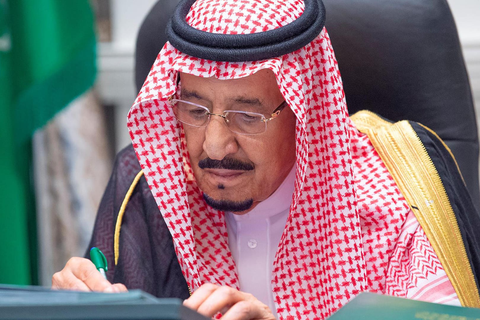 Saudi-Arabiens König Salman: Salman ist am Montag in Riad ins Krankenhaus gebracht worden.