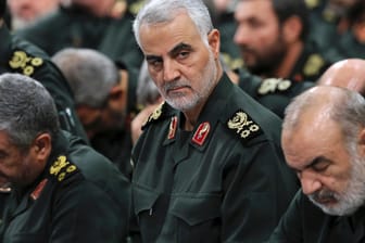 Kassem Soleimani (M.): Die gezielte Tötung des iranischen Top-Generals führte Anfang des Jahres beinahe zu einer militärischen Eskalation mit den USA.