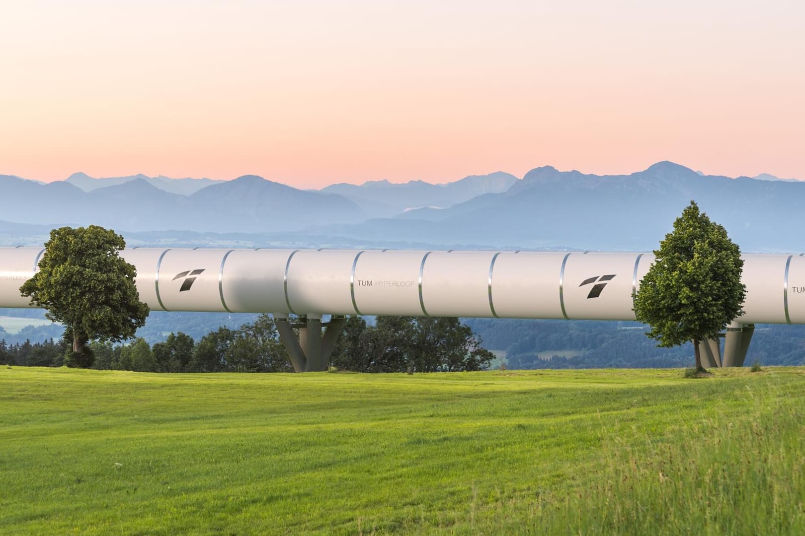 Hyperloop-Teststrecke: Auf einem TUM-Gelände bei München wird das Fahren mit nahezu Schallgeschwindigkeit erprobt.