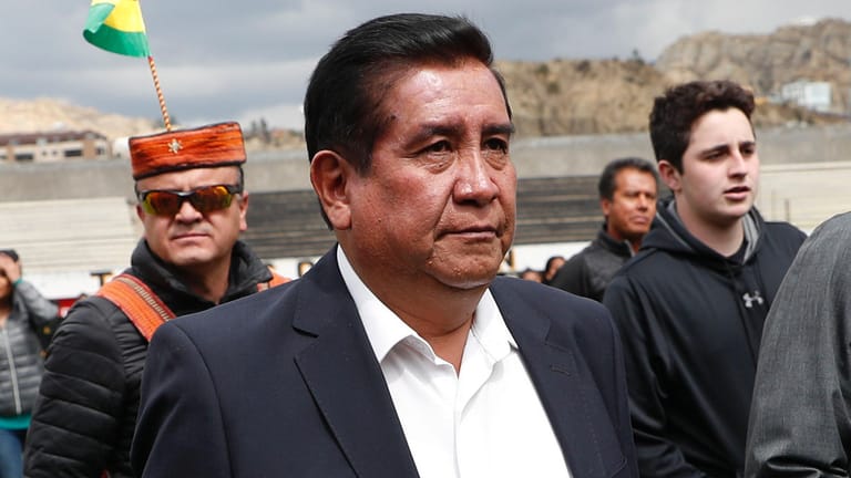 Boliviens Fußball-Präsident Cesar Salinas: Bei seiner Corona-Erkrankung traten Komplikationen auf.