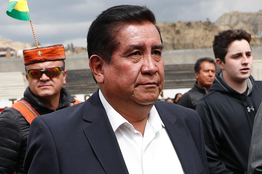 Boliviens Fußball-Präsident Cesar Salinas: Bei seiner Corona-Erkrankung traten Komplikationen auf.