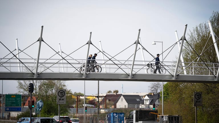 Brücke für Fußgänger und Radverkehr in Kopenhagen: Die Hauptstadt Dänemarks gilt als fahrradfreundlichste Stadt der Welt.