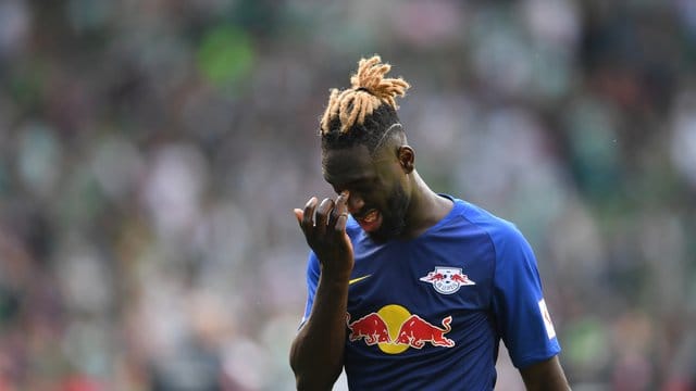 Streitfall: Der mittlerweile für Leeds United gewechselte Ex-Leipziger Jean-Kevin Augustin. Streitfall: Der mittlerweile für Leeds United gewechselte Ex-Leipziger Jean-Kevin Augustin.