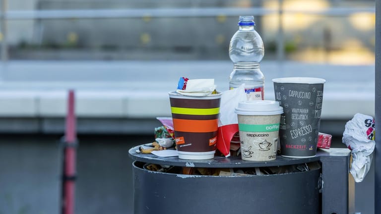 Einwegverpackungen: In der Corona-Krise ist der Müllverbrauch in Deutschland gestiegen.
