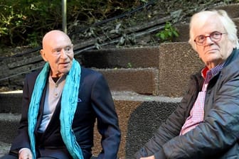 Christoph Eschenbach und Justus Frantz vor ihrem Auftritt an der Krusenkoppel: Die beiden gelten als Gründungsväter des Schleswig-Holstein-Musik-Festivals.