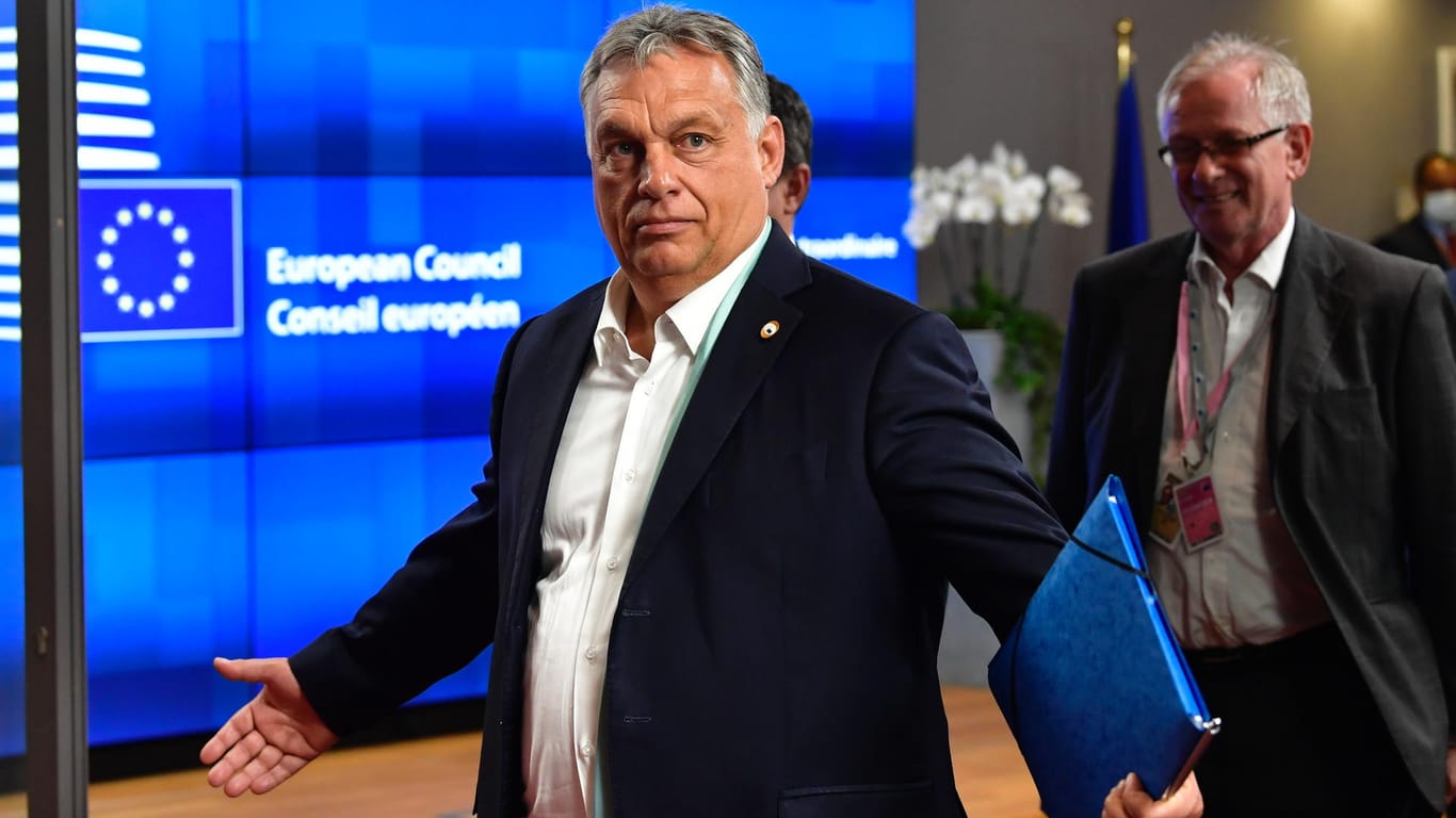 Viktor Orban: Der ungarische Ministerpräsident wurde im Land als Sieger im Streit über eine Rechtsstaatlichkeitsformel gefeiert.