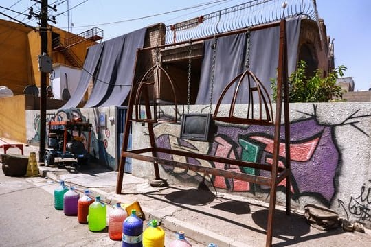 Das Bait-Tarkib-Kunstzentrum in der Abu-Nawas-Straße im Stadtteil Abu Nawas, wo Hella Mewis entführt wurde.