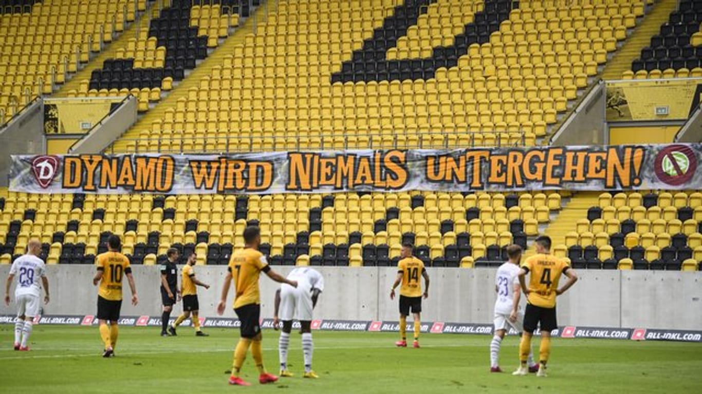 Dynamo Dresden musste sportlich den Weg in die 3.