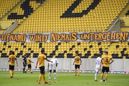 Dynamo Dresden musste sportlich den Weg in die 3.
