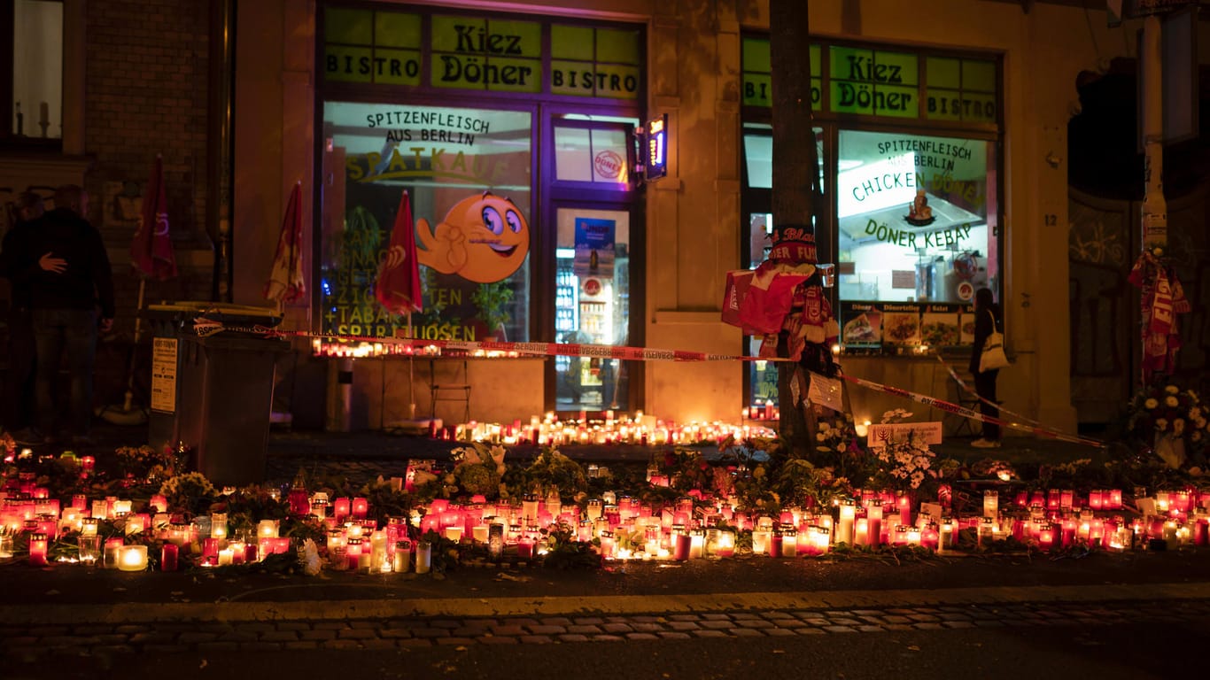 Gedenken nach dem Attentat von Halle: