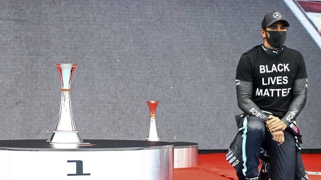 Zeigt klare Kante gegen Rassismuns: Formel-1-Weltmeister Lewis Hamilton.