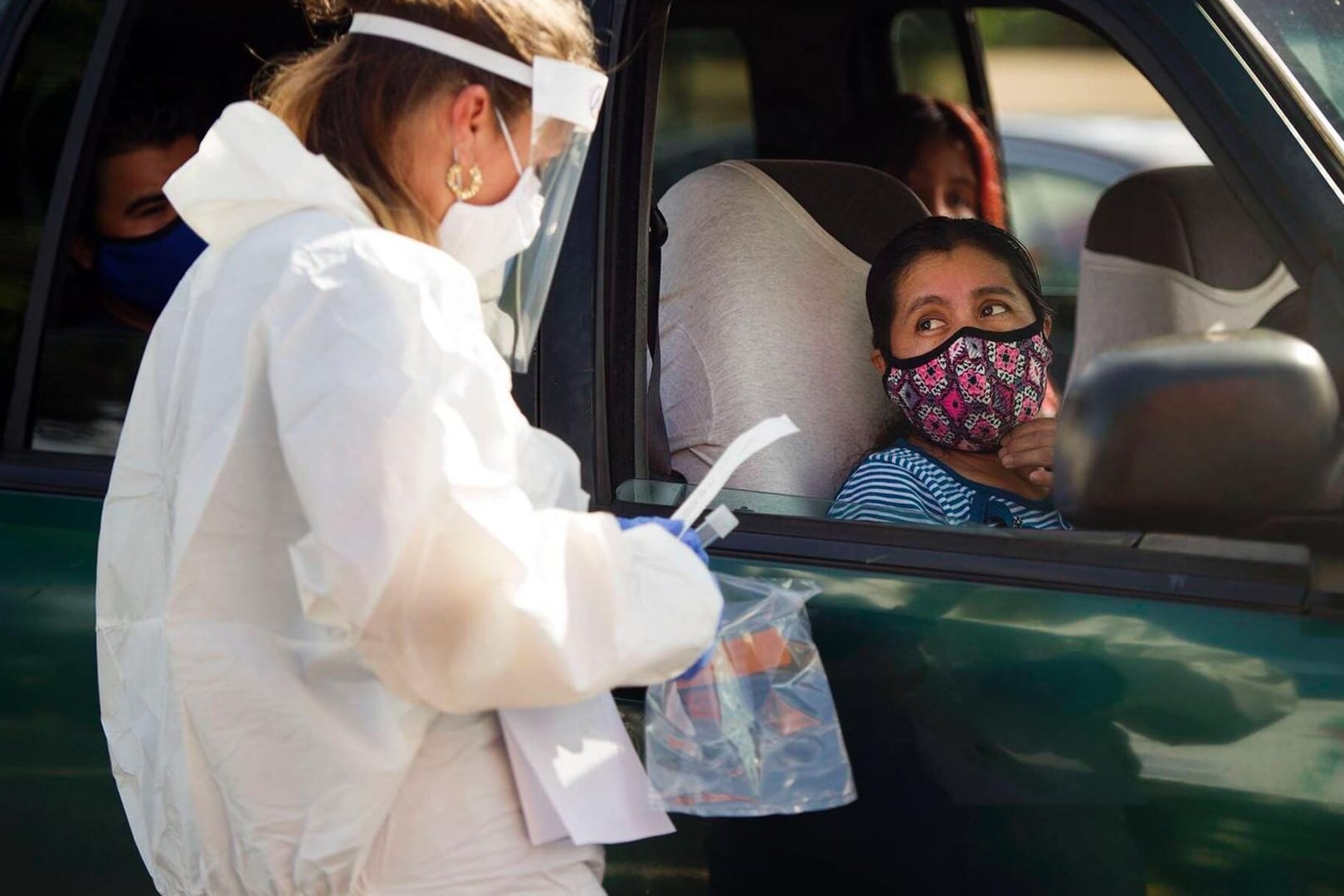 Corona-Test in Florida: Jeden Tag gibt es fast 70.000 bestätigte Coronavirus-Fälle in den USA.