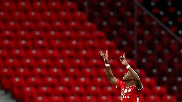 Spielt seit 2010 für die Profis des FC Bayern: David Alaba feiert ein Tor. Spielt seit 2010 für die Profis des FC Bayern: David Alaba feiert ein Tor.