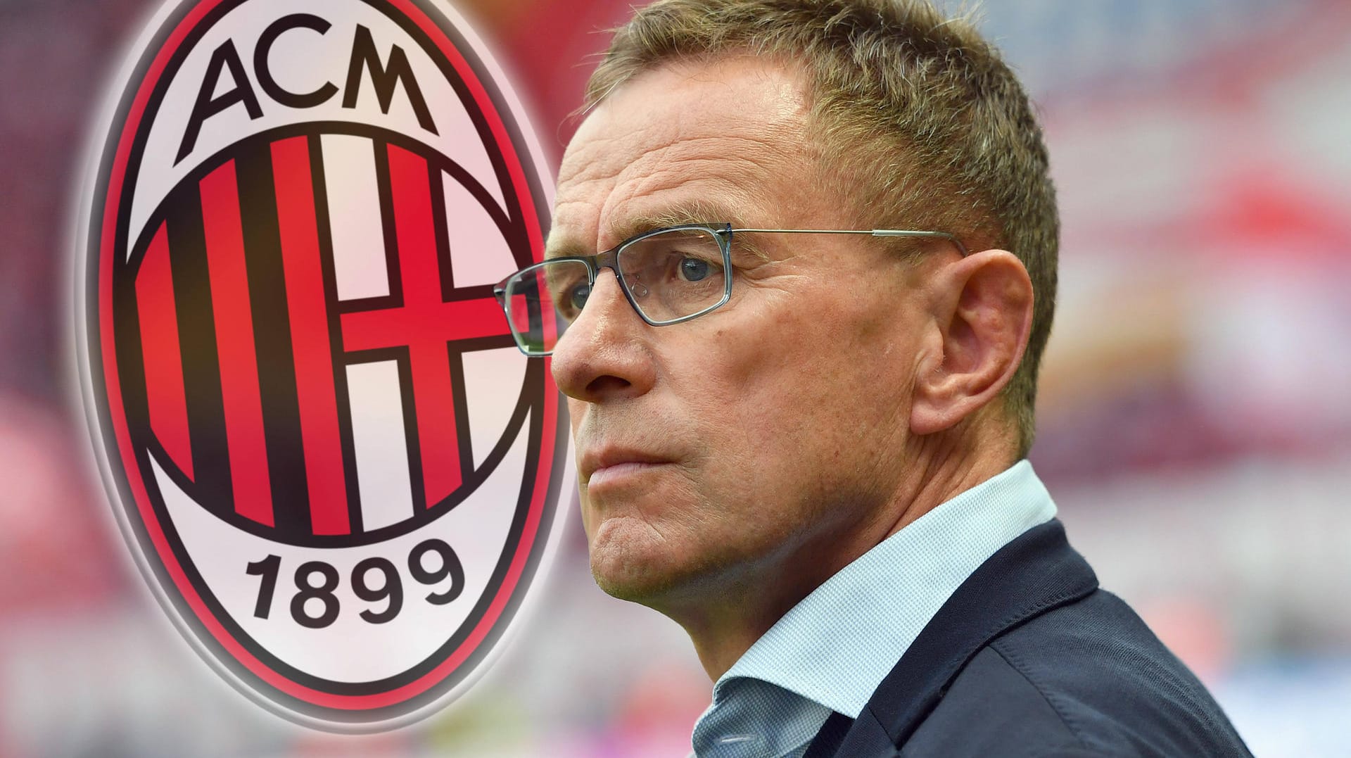 Trotz monatelanger Verhandlungen mit dem AC Mailand wird Ralf Rangnick nicht der neue starke Mann bei den Italienern. (Fotomontage)