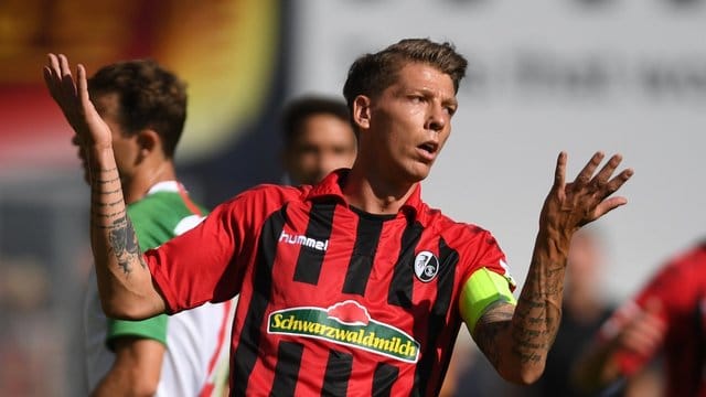 Wechselt vom SC Freiburg zu Hannover 96 in die zweite Bundesliga: Mike Frantz. Wechselt vom SC Freiburg zu Hannover 96 in die zweite Bundesliga: Mike Frantz.