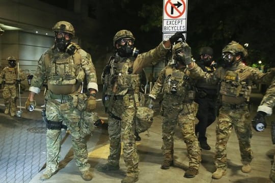 US-Bürgermeister laufen Sturm gegen Trumps Sicherheitskräfte.