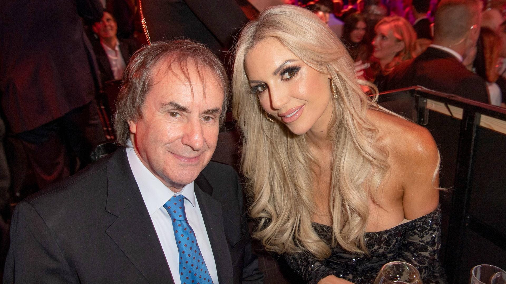 Sänger Chris de Burgh und seine Tochter, das Model Rosanna Davison.