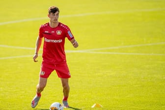 Noch trainiert Kai Havertz weiter bei Bayer Leverkusen.