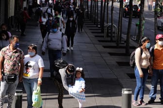 Mexiko City: Die südamerikanischen Länder sind schwer von der Corona-Pandemie betroffen.
