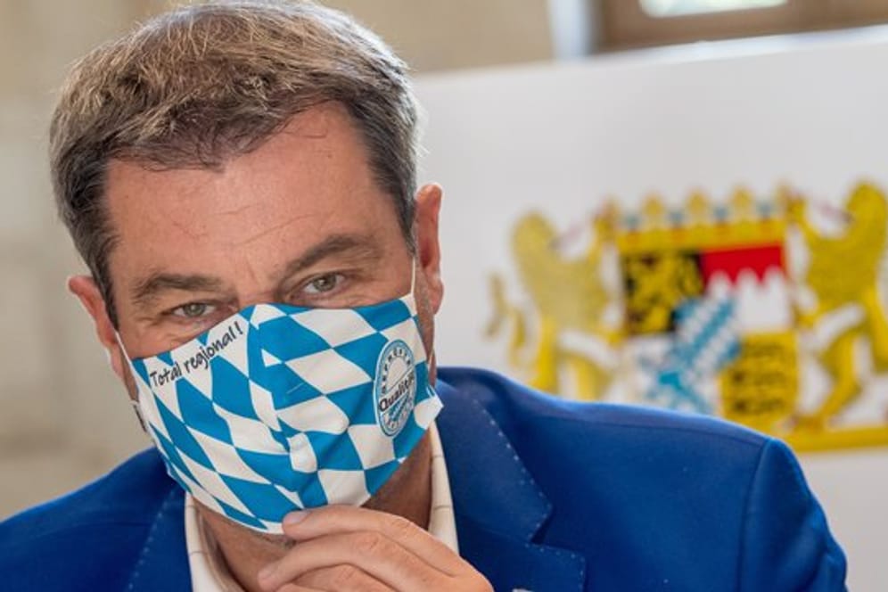 CSU-Chef Markus Söder bekräftigt, dass er in Bayern bleiben möchte.