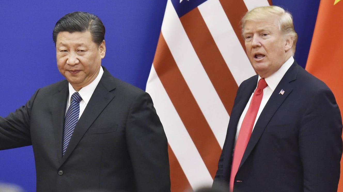 Die Spannungen zwischen USA und China eskalieren: US-Präsident Donald Trump und CHinas Präsident Xi Jinping (l.). Die Spannungen zwischen USA und China eskalieren: US-Präsident Donald Trump und CHinas Präsident Xi Jinping (l.).