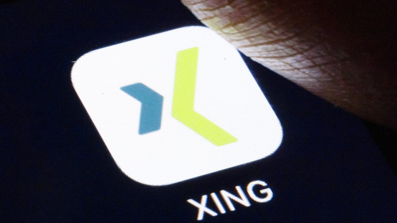 Xing-App auf einem Smartphone: Die Login-Daten von Mitgliedern sind durch ein Datenleck in falsche Hände geraten.