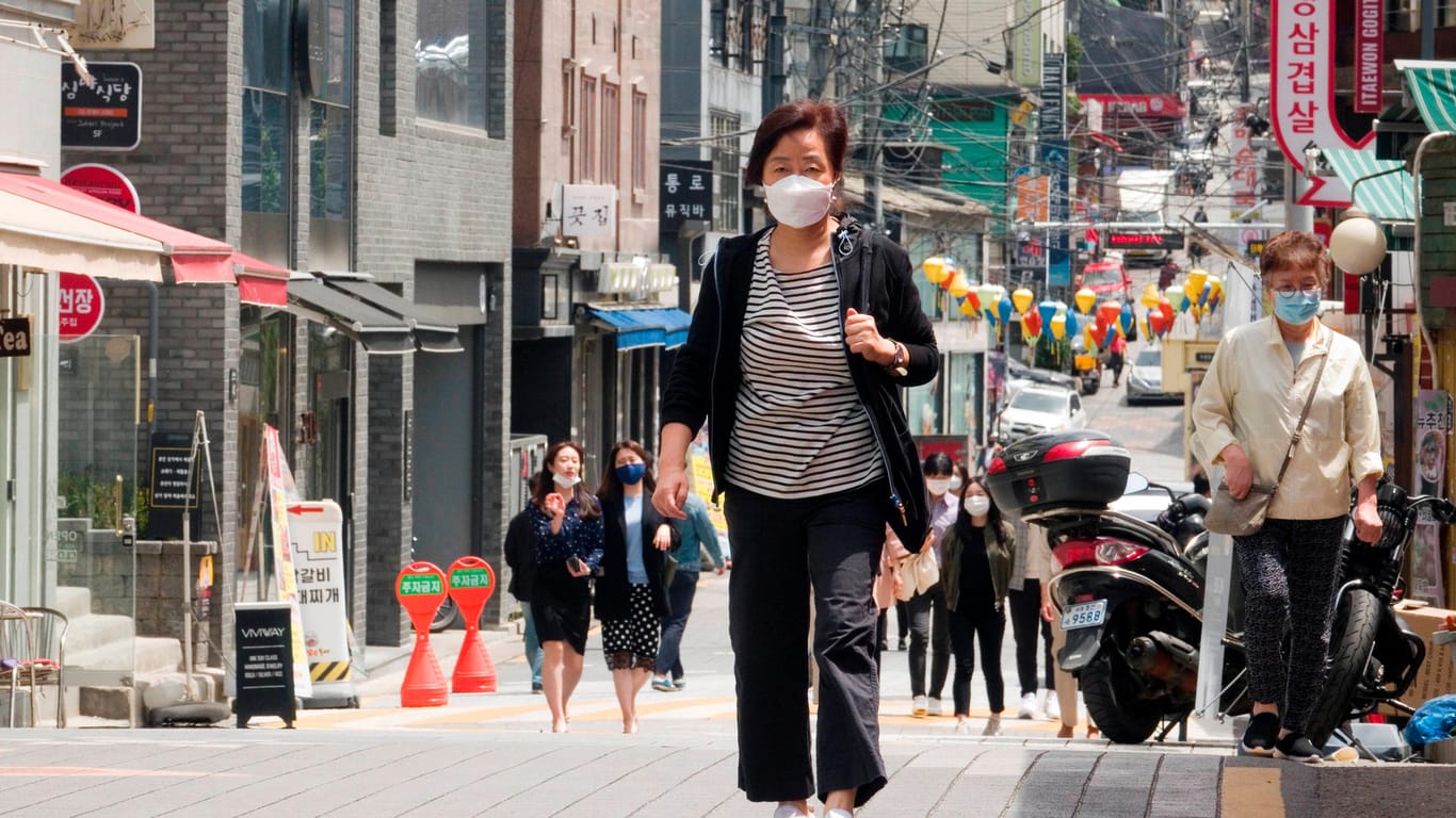 Seoul in Südkorea: Dort ist der höchste Anstieg von Corona-Infektionen seit vier Monaten registriert worden.
