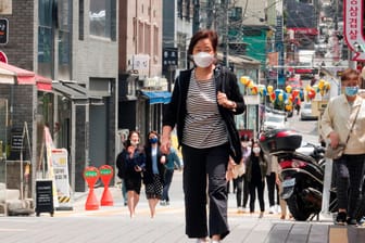 Seoul in Südkorea: Dort ist der höchste Anstieg von Corona-Infektionen seit vier Monaten registriert worden.