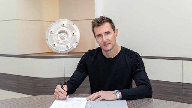 Miroslav Klose startet beim FC Bayern als Co-Trainer.