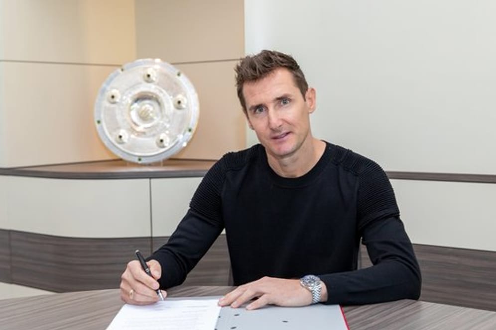 Miroslav Klose startet beim FC Bayern als Co-Trainer.