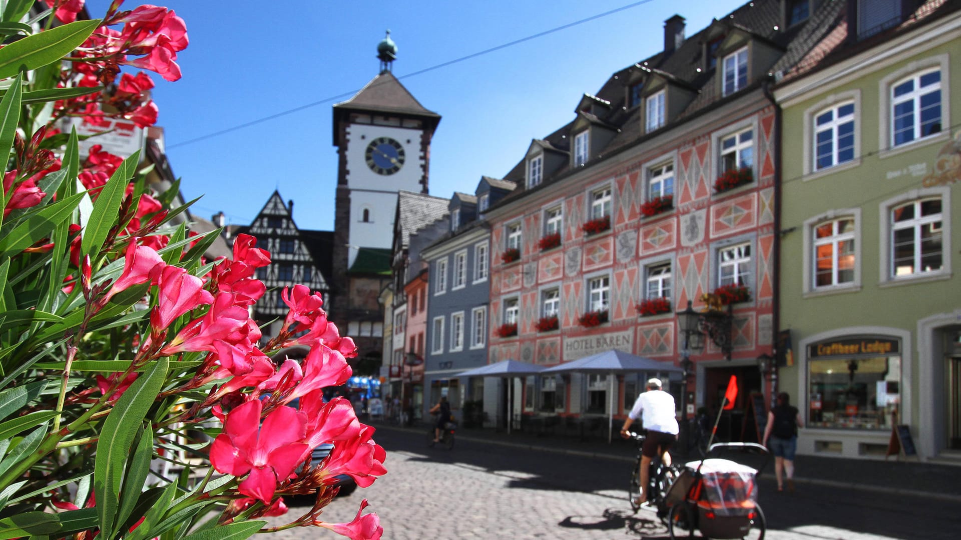 Freiburg im Breisgau: Auf Süddeutschland kommt eine Hitzewelle zu. Freiburg im Breisgau: Auf Süddeutschland kommt eine Hitzewelle zu.
