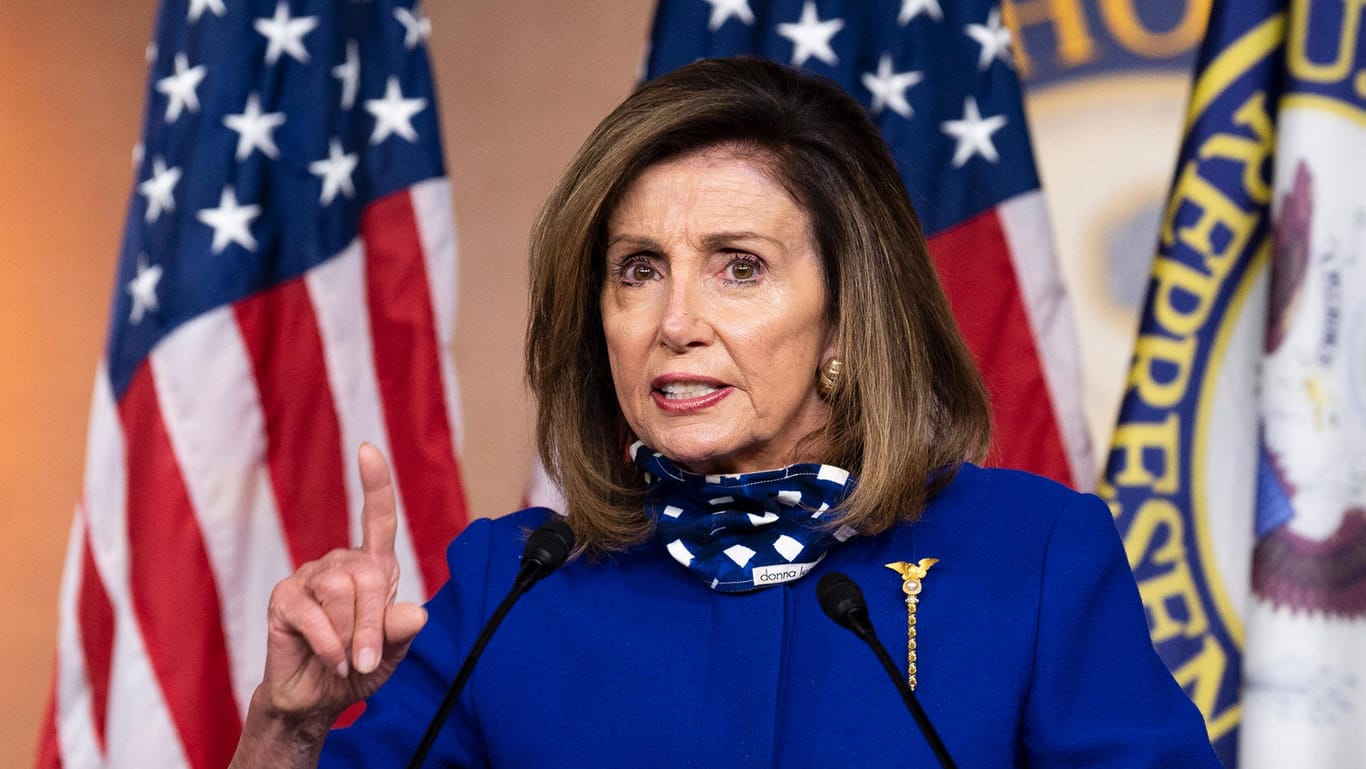 Nancy Pelosi: Die Vorsitzende des Repräsentantenhauses ringt um mehr Gelder für Corona-Hilfen.