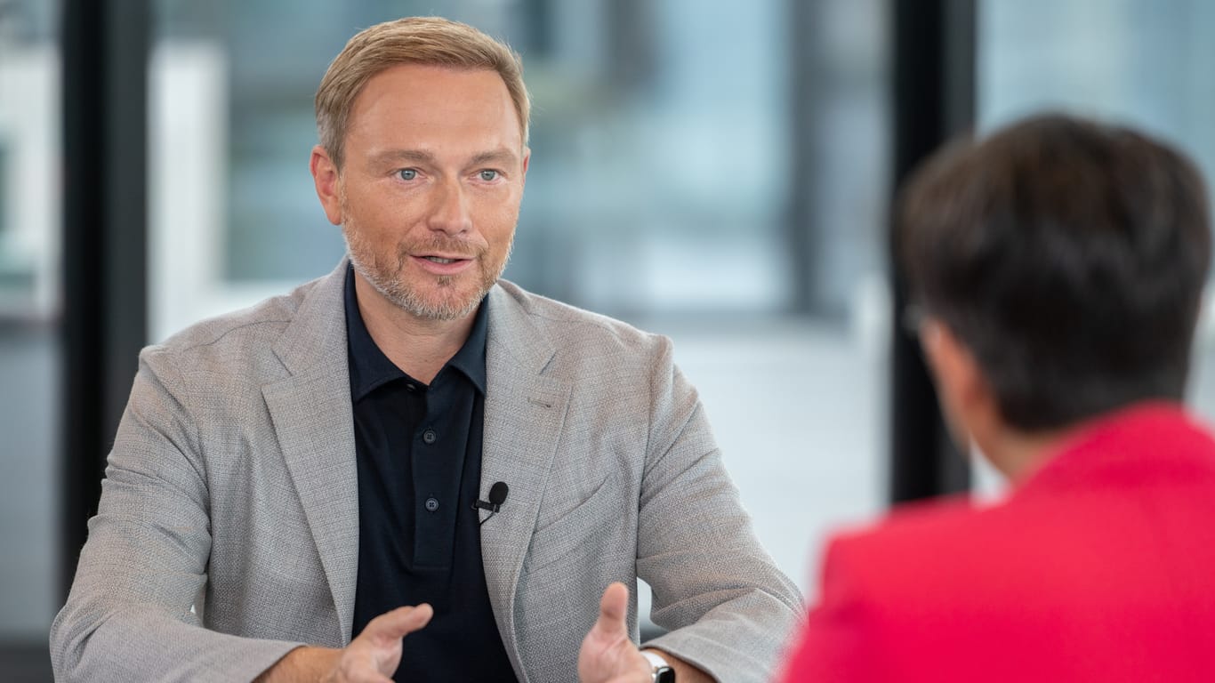 Christian Lindner beim ZDF-Sommerinterview: Der FDP-Chef hat sich für eine Testpflicht ausgesprochen.