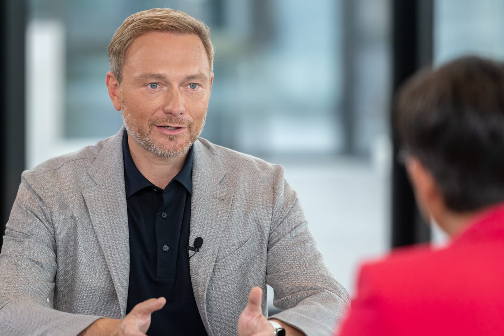 Christian Lindner beim ZDF-Sommerinterview: Der FDP-Chef hat sich für eine Testpflicht ausgesprochen.