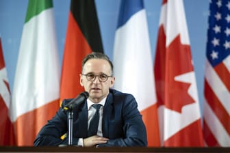 Heiko Maas (Archivbild): Der Außenminister sieht zunächst keine Chance für eine Wiederkehr Russlands zum G7-Gipfel.